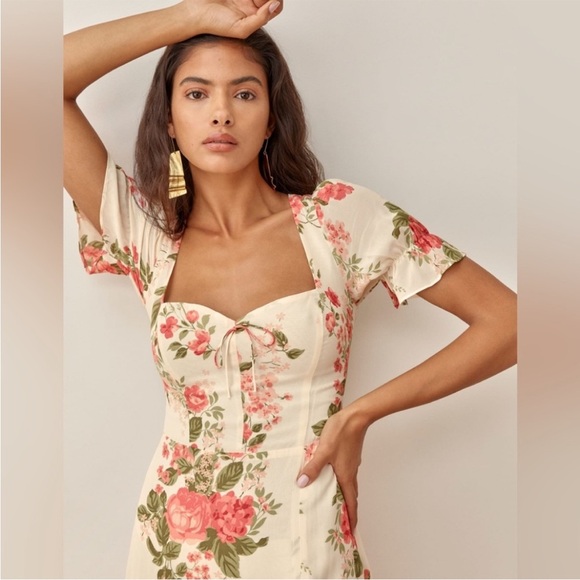 Reformation Alta Dress Corsage Size 6 B30 - Picture 2 of 10